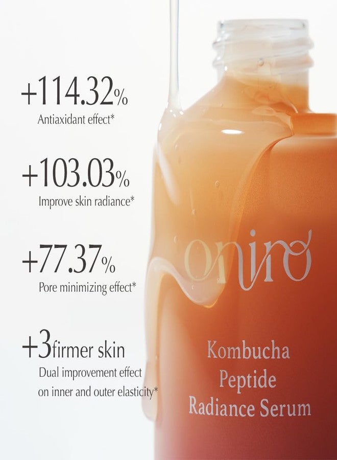Oniro Kombucha Peptide Radiance Serum | Glycine Soja (Soybean) Peptide, Collagen Extract, Panthenol | Serum for a firm glow that won't crumble | Korean Skin Care | 1.01 Fl Oz - Image 2